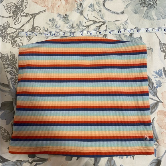 American Eagle Outfitters Tops - American Eagle Size M rainbow striped tube top